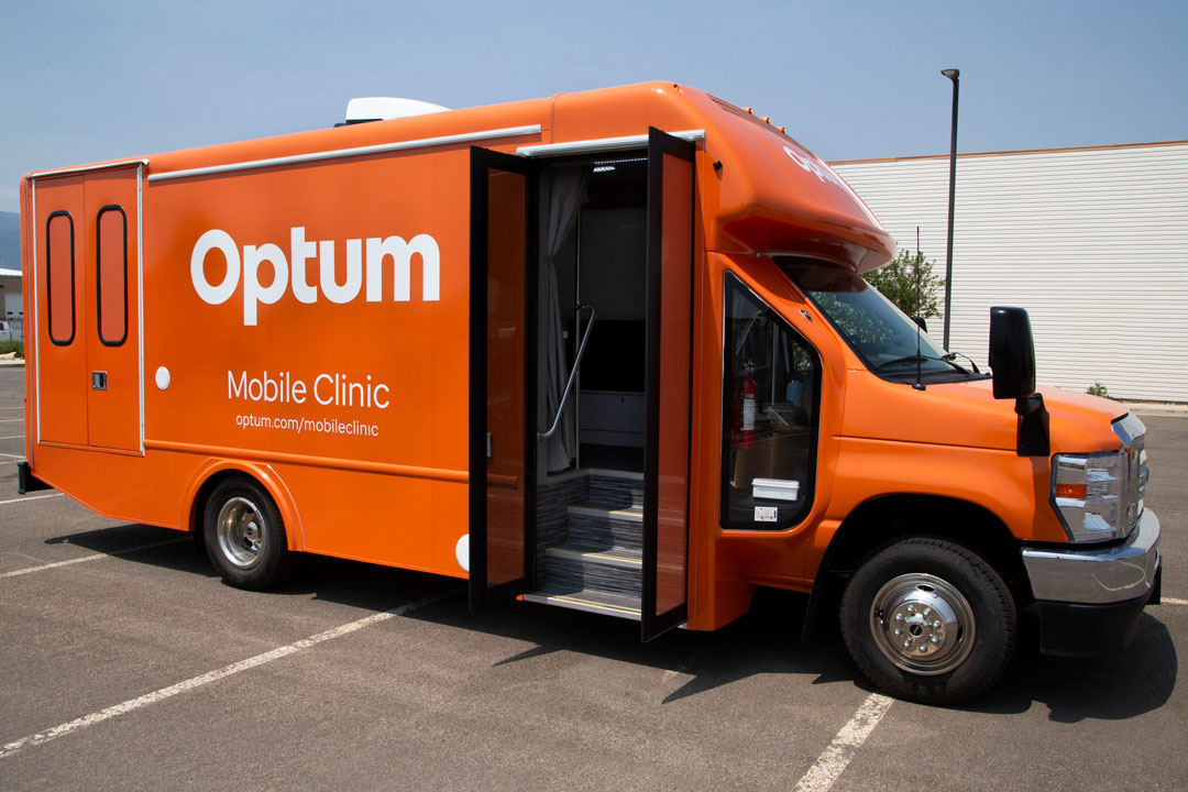 Optum Mobile Clinic van in Utah