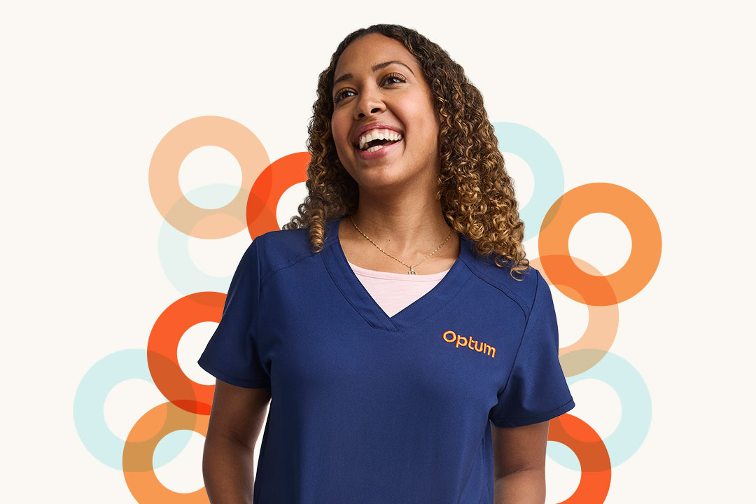 Optum nurse smiling 